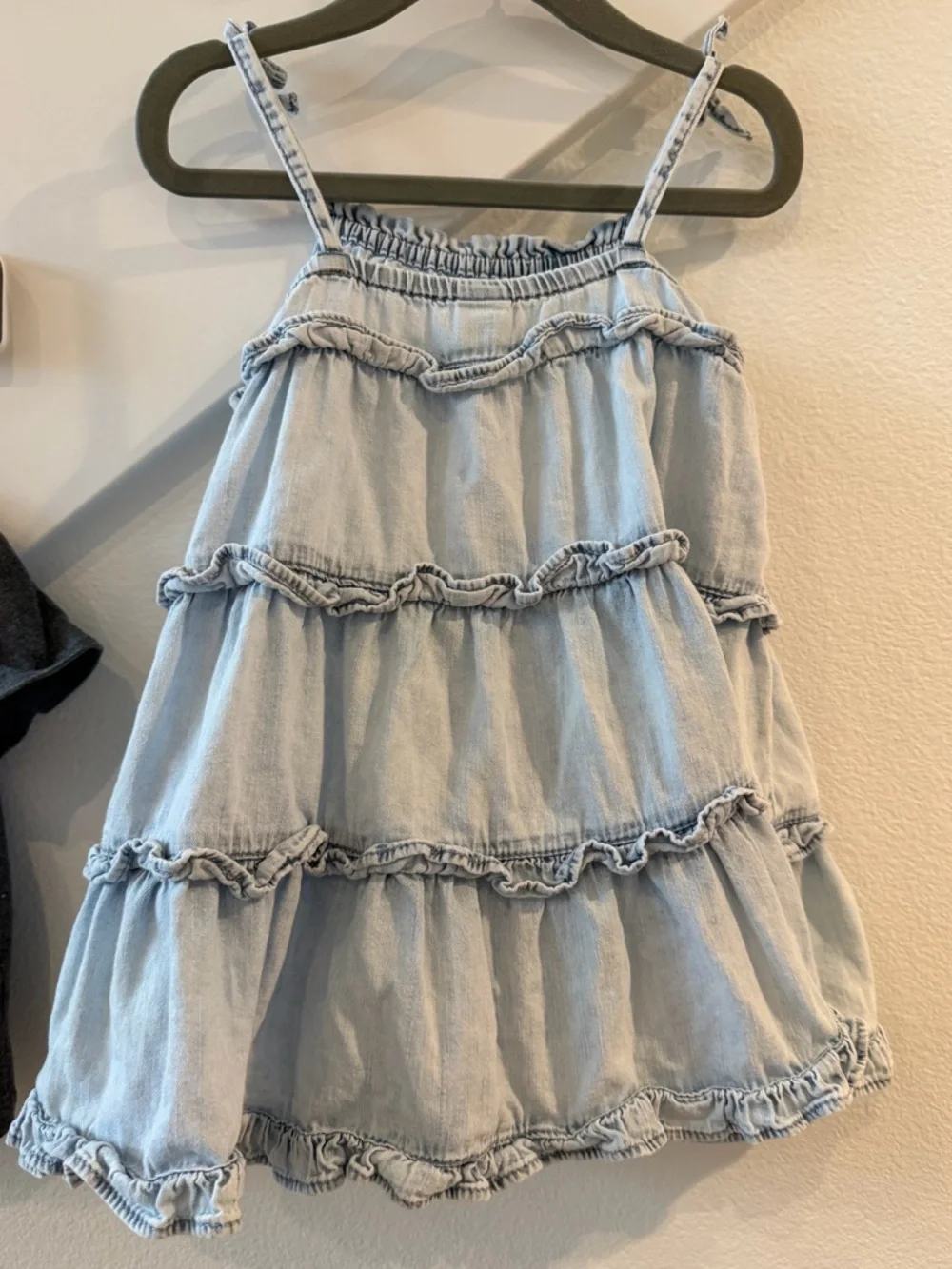GAP Light Blue Ruffle Tiered Summer Dress